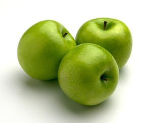 Зелени ябълки дребни  1 кг 